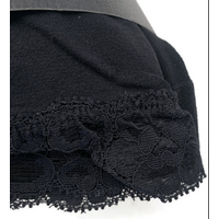 Womens Ladies Footless Tights Stockings Pantyhose Leg Hosiery Thermal - Black thumbnail