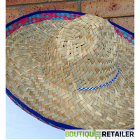 Mexican SOMBRERO Fancy Dress Straw Party Costume Hat Cap Spanish thumbnail