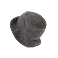 Stingy Brim Terry Towelling Bucket Hat Daggy Fishing Camping Lad Cap 100% COTTON - Grey - L/XL thumbnail