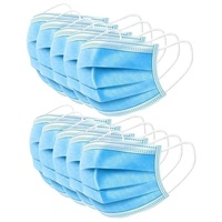 100x Disposable SURGICAL MASKS Face Guard Dust Mouth 3 Ply Air Purifying thumbnail