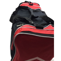 MEDIUM SPORTS BAG With Shoulder Strap Gym Duffle Travel Bags Water Resistant - Red thumbnail