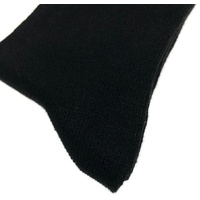 BAMBOO SOCKS Crew Natural Eco Healthy Enviro Unisex Work Anti-Bacterial Business - Charcoal - 11-14 thumbnail