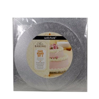 Set of 2 WILTSHIRE Cake Board Art of Baking Wooden Approved Food Grade Reusable thumbnail