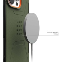 UAG Civilian Magsafe Back Case for iPhone 16 Pro - Olive Drab thumbnail