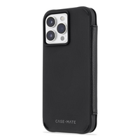 Case-Mate Wallet Folio Case MagSafe for iPhone 14 Pro Max - Black thumbnail