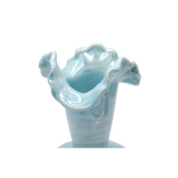 Mermaid Iridescent Ceramic Vase Blue thumbnail