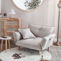 NNEOBA Convertible Sofa Couch with Adjustable Backrest and Armrests thumbnail