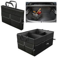 NNEOBA Car Storage Collapse Trunk Back Bin Bag Caddy Organizer Ford Hyundai Automobiles Interior Accessories Stowing Tidying Trunk Box thumbnail