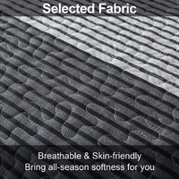 Detailed Quilted Bedspread and Pillowcases Set: A Signature of Quality and Style - Queen size thumbnail