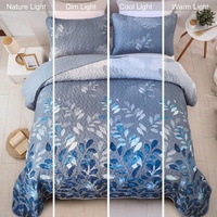 Nostalgic Quilted coverlet and pillowcovers set: Classic and Timeless - Queen size thumbnail