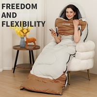 Extra Wide Mummy Sleeping Bag - 3 Season Warm & Cold Weather, Waterproof, Lightweight (with Compression Sack) thumbnail