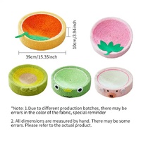 Strawberry-Shaped Cat Scratcher Bed - Fun Sisal Pad for Cats 40*40*10cm thumbnail