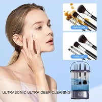 Electric Makeup Brush Cleaner with USB Rechargeable Design - Fast, Convenient Cleaning for All Brush Sizes(Purple) thumbnail