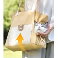 Breathable Pet Carrier Bag for Outdoor Use - Lightweight and Comfortable for Small Pets 38*15*30cm thumbnail