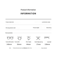Chic Geometric Sunglasses Women's Fashion Metal Frame Sun Glasses Men Vintage Non-Mirrored Lenses Optical Gafas UV400 thumbnail
