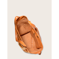 Vintage PU Leather Tote Bag - Stylish and Spacious Everyday Shoulder Bag  (darker brown) thumbnail