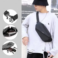 Versatile Crossbody/Fanny Pack for Men - Lightweight and Large Capacity (Army Green) thumbnail
