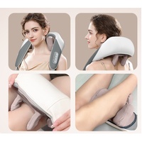 Portable Shiatsu Neck and Shoulder Massager with Heat | Rechargeable 2000mAh Battery thumbnail