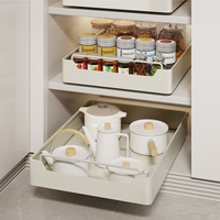 Kitchen Cabinet Pull-Out Drawer Organizer - Soft-Close, Noise-Free Design,Drawer storage box (30 width 43 depth) thumbnail