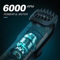 PRITECH Adjustable Length Hair Trimmer - USB Rechargeable Grooming Tool with DLC Coated Blade thumbnail