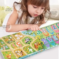 Interactive Busy Book Set - 2-pack of educational activity books for preschoolers on transport and animals thumbnail