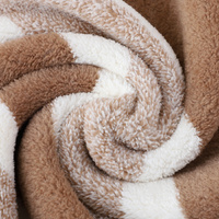 Luxury Cotton Brown Wide Stripe Towel Set - 6 Piece Set (2 Hand Towels, 2 Bath Towels, 2 Washcloths), Ultra Soft and Absorbent thumbnail