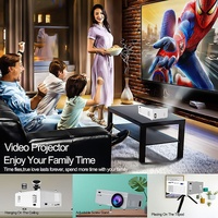 Portable Mini Projector with Multi-Interface Connectivity for Home Theater and Business Use with Wi-Fi Connectivity thumbnail