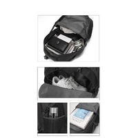 Large 60L Black Waterproof Hiking Backpack for Travel, Camping, and Outdoor Adventures - Durable and Lightweight thumbnail