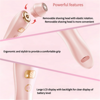 U34 White 2-in-1 Electric Razor for Women - Multifunctional Rechargeable Hair Removal Shaver thumbnail