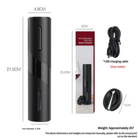 Rechargeable Electric Wine Opener - Easy to Use Wine Bottle Opener thumbnail