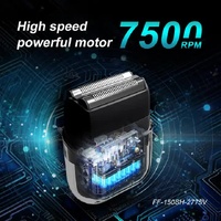 PRITECH Smart Portable Mini Electric Shaver - Digital Display, Model RSM-2289, Light Blue thumbnail