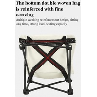 Green Outdoor Folding Camping Chair - Portable Lounge Chair, Lightweight Beach Chair, Fishing Stool, and Picnic Seat, Perfect for Outdoor Adventures thumbnail