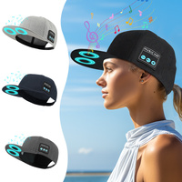 Navy blue Wireless Speaker Hat - Bluetooth 5.4 Baseball Cap with Dual Speakers for Outdoor Sports and Music, Hands-Free Audio Experience thumbnail