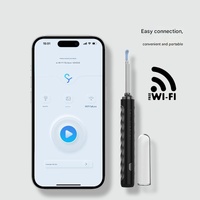 Black Smart Visual Ear Picker with HD WiFi Endoscope - Intelligent Ear Cleaning Tool with Real-Time Viewing thumbnail