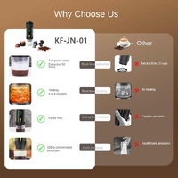 Silver Portable Fully Automatic Espresso Coffee Machine - Universal 3-in-1 Capsule, Coffee Powder & Espresso Maker thumbnail