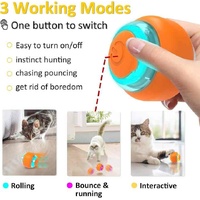 Interactive Electric Cat Toy Ball – Rechargeable Smart Rolling Pet Ball thumbnail