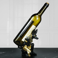 Egyptian Anubis Dog Wine Rack – Unique Resin Wine Holder for Home Decor thumbnail