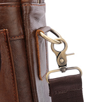 Light Brown Men's Genuine Leather Shoulder Bag - Vintage Business Briefcase thumbnail