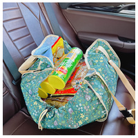 Green Car Back Seat Organizer Hammock - Portable Storage Solution thumbnail