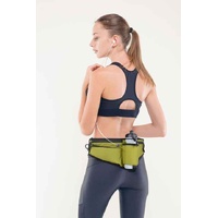 Grey Adjustable Running Waist Pack with Water Bottle Holder, Reflective Design, and Multiple Storage Pockets for Outdoor Activities thumbnail