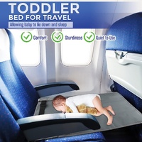 Grey Portable Baby Changing Mat with Safety Straps thumbnail