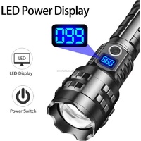 Gift Box LED Self-Defense Flashlight - Powerful Rechargeable Type-C LED Torch with Digital Display for Home & Outdoor Use thumbnail