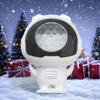 LED Snowflake Projector Light - 7-Color Rotating Christmas & Holiday Decoration Laser Stage Light, 16 Patterns for Festive Decor thumbnail
