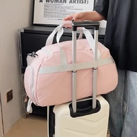 White Large Capacity Travel Backpack – Multi-Function Carry-On Bag for Clothes, Luggage Storage, and Business Trips thumbnail
