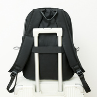 Dark Blue Casual Korean Style Backpack - Versatile Laptop Bag for Students, Business, and Travel - Fashionable and Practical thumbnail