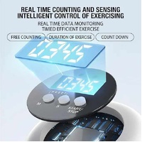 Grey 6-in-1 Multifunctional Fitness Board – Ab Wheel, Automatic Rebound, Fat Burning and Core Strengthening Home Workout Equipment thumbnail