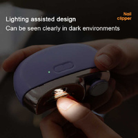 White Automatic Electric Nail Clipper & Grinder – Multi-Functional Safe Nail Trimmer for Adults & Kids thumbnail