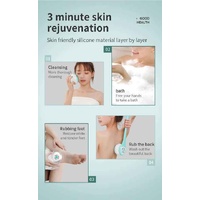 Green Electric Bath Brush & Multi-Functional Massager - Long Handle Waterproof Body Cleansing Tool thumbnail