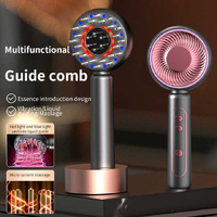 Blue Intelligent Scalp Massager Brush with Red Light Therapy - Hair Care, Volumizing, and Essence Applicator thumbnail