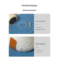 Green Durable Mushroom Cat Scratching Post - Anti-Slip, No Debris Cat Scratch Pad with Sofa Protection for Small Cats thumbnail